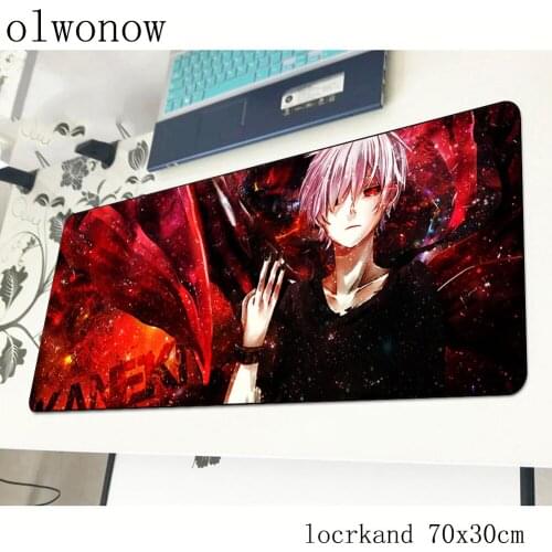 Tokyo Ghoul pad mouse big computer gamer mouse pad 70x30cm padmouse High quality mousepad ergonomic gadget office desk mats