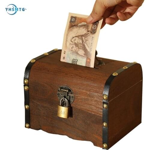 Деревянные копилки для денег YHSMTG China At AliExpress