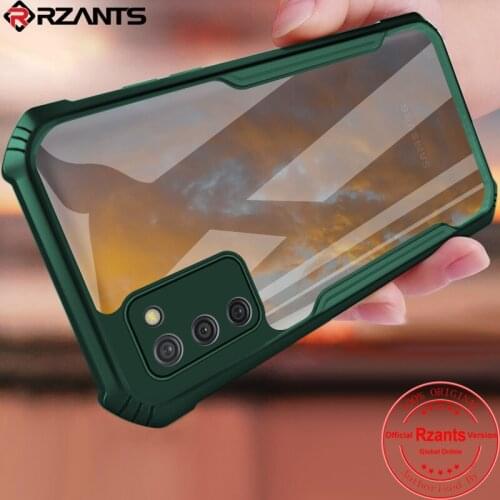 Rzants For Samsung Galaxy A02s Case Hard [Blade] Shockproof Slim Crystal Clear Cover funda Casing