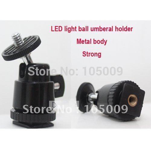 1/4'' Hot Shoe Mount Stand adapter for Monopod Tripod Light Stand