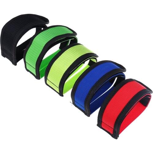 1pair Nylon Bicycle Pedal Straps Toe Clip Foot Strap Belt Adhesivel Bicycle Pedal Tape Fixed Gear Bike Cycling Cover