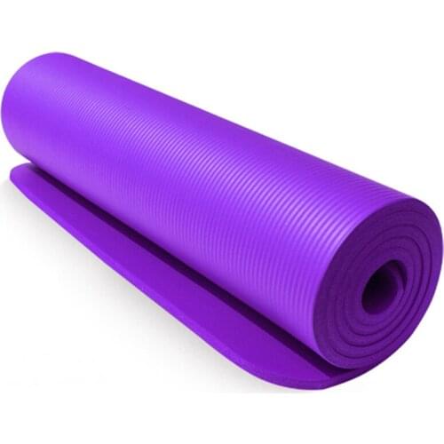 183cm fitness mat non-slip yoga mat 10mm high quality gym sport exercise carpet for yoga beginner yoga mat