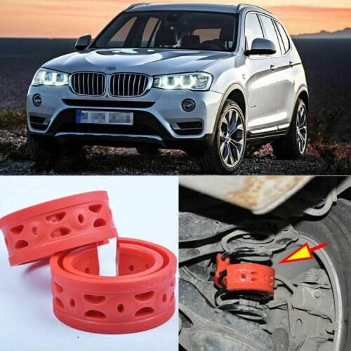 2pcs Rear Air Suspension Shock Bumper Spring Coil Cushion Buffer For BMW X3