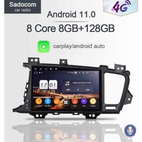 720P 8" DSP PX6 2 din Android 10.0 8 Core 4GB RAM 64GB ROM Car DVD Player RDS autoradio car radio For kia K5 OPTIMA 2011-2014