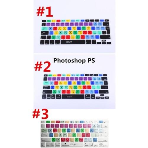 Adobe Photoshop Shortcut keys Keyboard Protector Skin Film For iPhone Macbook Pro Air 13 15 17 KC_A1278_US_EU Photoshop
