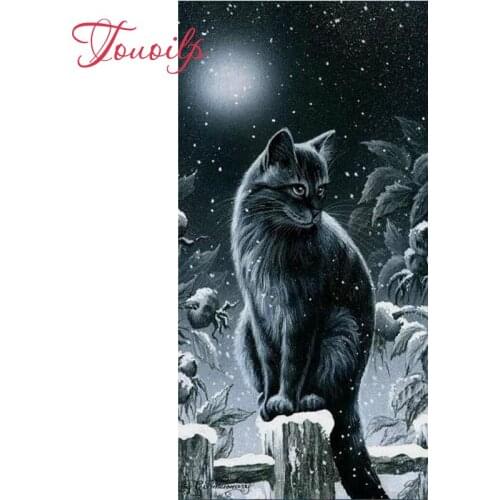 DIY diamond Embroidery animal cat 5D diamond painting of Cross stitch kit for living room Needlework set embroidery with diamond