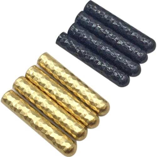 Weiou 4x22mm Close Mouth Type Shiny Shoelaces Metal Tips DIY Clothing Laces Head Fish Scale Pattern Metal Aglets Factory Direct