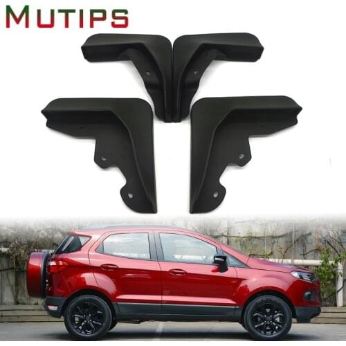 Mutips car mudguards splash guards fender flares protector cover accessories auto For Ford Ecosport 2013 2014 2015 2016 2017