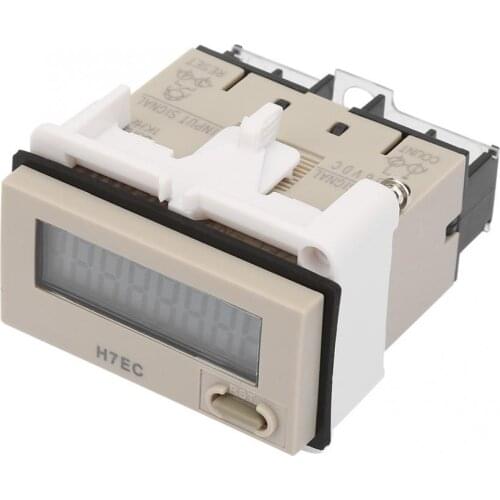 H7EC-NV DC 3-36V Digital Electrical Counter Totalizer with 8-digit LCD Display