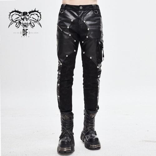 Devil Fashion Mens Punk Rock Casual Trousers Pants Handsome Fashion Novelty Pencil Long Pants