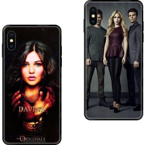 For Apple iPhone 11 12 Pro XS Max XR X 8 7 6 6S Plus 5 5S SE The Originals-the Vampire Diaries Exclusive Tpu Black Soft Black
