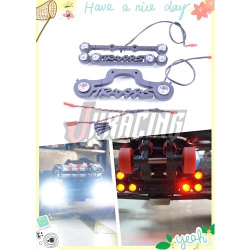 Front and rear led headlights combination for 1:10 TRAXXAS EREVO