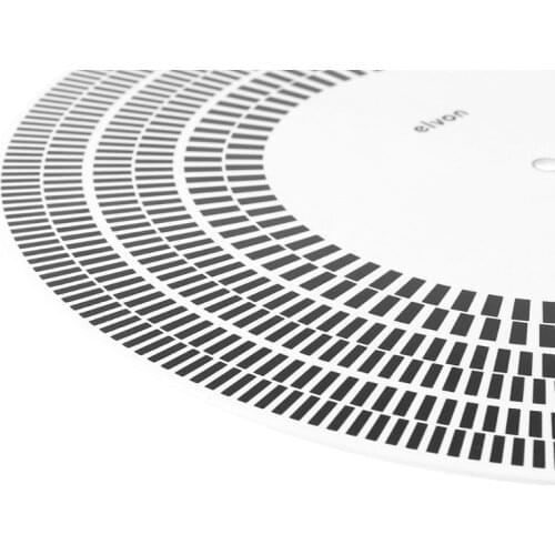 2021 New LP Vinyl Record Turntable Phono Tachometer Calibration Strobe Disc Stroboscope Mat 33 45 78 RPM
