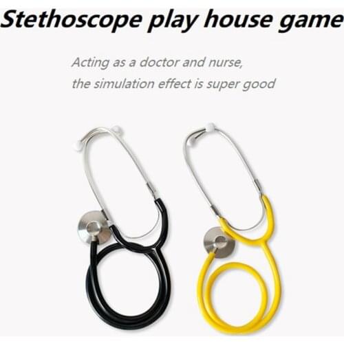 New Kids Stethoscope Toys Simulation Doctor Toys Family Parent-Child Games Imitation Plastic Stethoscope Accessories