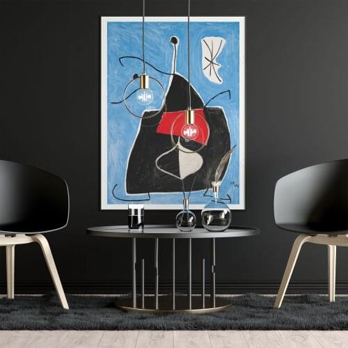 Joan Miró, Premium Posters, Mirò Painting, Exhibition Poster, Galerie Berggruen Paris, Wall Art, Living Room, Home Decor