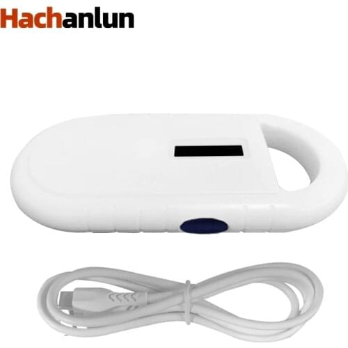 Rfid FDX-B/A animal tag Microchip reader ISO chip Portable OLED pet dog cat scanner 134.2khz for rfid glass tag animal microchip