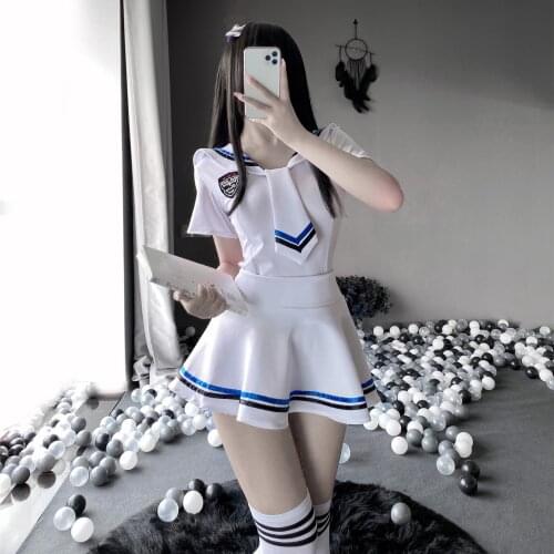 Sexy School Girl Outfit for Woman Cosplay Student Costumes Catholic Schoolgirl Uniform Lingerie Sailor Skirt Halloween Dress