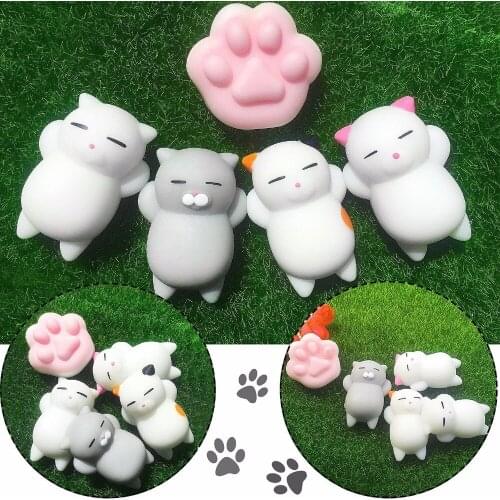 Squishy Animal Toy Squeeze Mochi Rising Antistress Abreact Ball Soft Sticky Cute Funny Gift Kawaii Toy small soft animals Stress