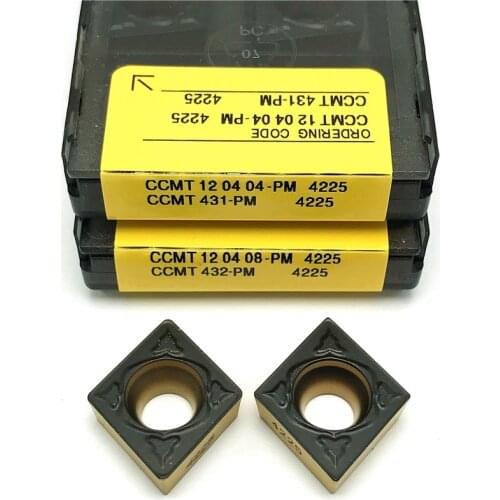 CCMT120404 CCMT120408 PM 4225 Carbide Tool CNC Lathe Tools High Quality Cutting Tool CCMT 120404 Turning Inserts CCMT 120404