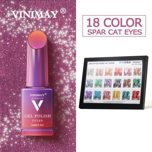 VINIMAY SPAR Magnetic Chameleon Gel Nail Polish Cat Eye Nail UV Gel Holographics Laser Glitter Varnish Nail Art New Arrival 15ml