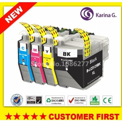 1Set for LC3129 LC 3129 ink Cartridge for Brother MFC-J6995CDW full ink for lc3129 Apply to Japan