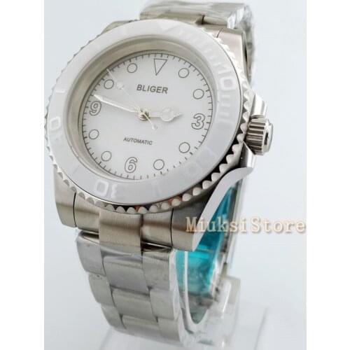 40mm Masculino Luminous Automatic Top Marque bracelet Montre Sport Relogio Luxe Hommes Date Horloge Montres Hommes