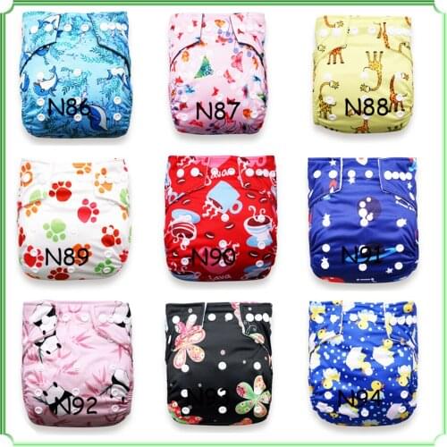 BABYLAND (200pcs A Lot) OEM Friendly New Reusable Washable Microfleece Cloth Diaper 100pcs + Bamboo Charcoal Inserts 100pcs