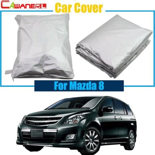 Cawanerl Full Car Cover Sun Snow Rain Resistant Protection Cover UV Anti For Mazda 8 Free Shipping