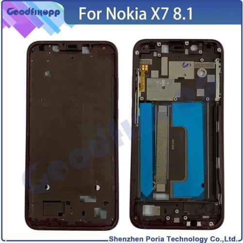 For Nokia X7 8.1 Media Case Front Frame ,Middle Bezel Frame ,LCD Screen Support Front Frame