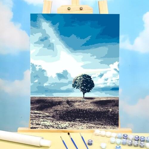 Landscape Mountain Sunrise Painting By Numbers Kit Acrylic Paints 50*70 Picture By Numbers Photo Home Decor For Wholesale