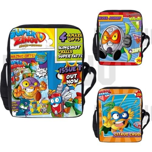 Hot Students Cartoon Game Super Zings Shoulder Bags Teens Superzings Bookbag Unisex Anime HandBag Boys Girls Daily Rucksack Gift