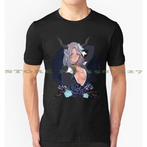 Tera Castanic Female Fashion Vintage Tshirt T Shirts Tera Castanic Female Devom Devil Game Mmorpg