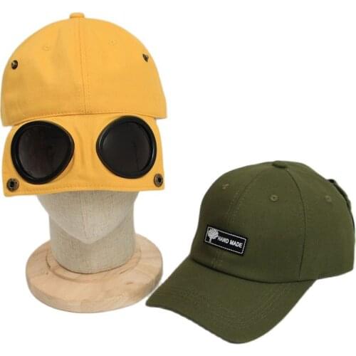 Unisex Aviator Hat Female Male Summer Personality Cool Glasses Baseball Cap Sunglasses Hats Boys Sun Cap