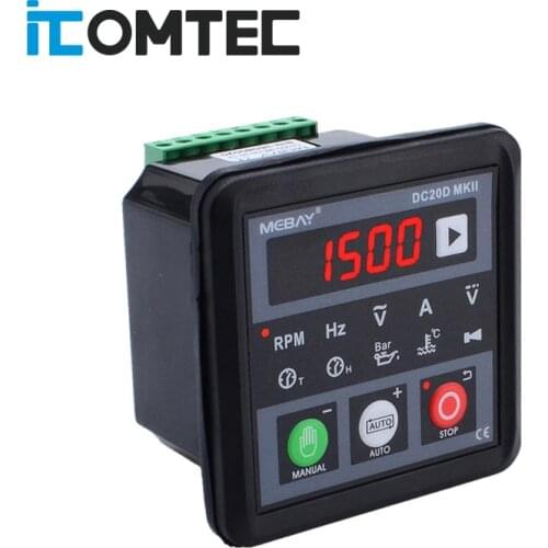 MEBAY DC20D MKII Electronic Generator Controller Module Control Panel for Diesel Engine or Generator diesel engine
