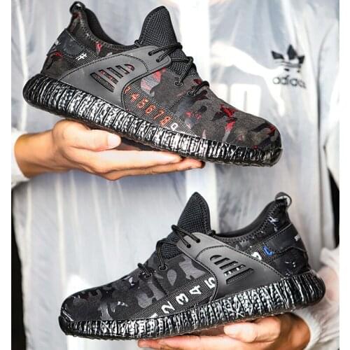 ZEEKSON 2021 New Sports Fitness Mens Mesh Sneakers Korean Version of All-match Casual Mens Shoes Flat Driving Mens Shoes