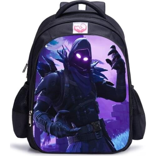 16 Inch 2pcs/Set Fortnite Games Children School Bags Orthopedic Backpack Kids School Boys Girls Mochila Infantil Catoon Bags