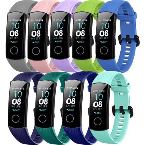 For Original Huawei Honor Band 4 NFC Smart Watchband Strap Silicone Sport band for Honor band 5 Smart Watch Bracelet Band Correa