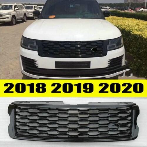 For Range Rover Vogue L405 2018 2019 2020 2021 BLACK Front Honeycomb Grille