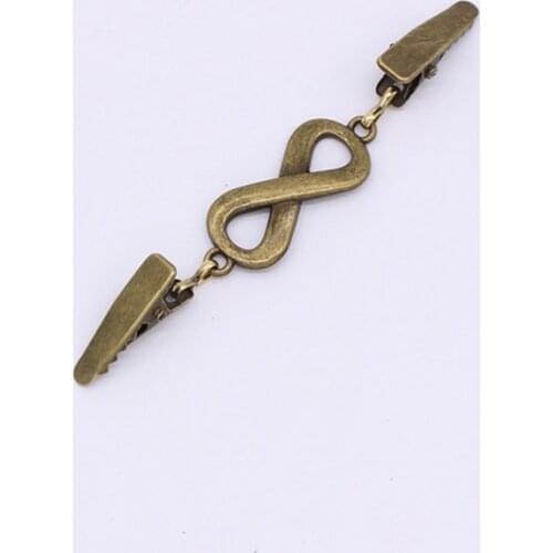 Vintage Bronze Brooch Pin Dress Buckle Pin Jewelry Brooches Silver Zinc Alloy Pins 9.5cm