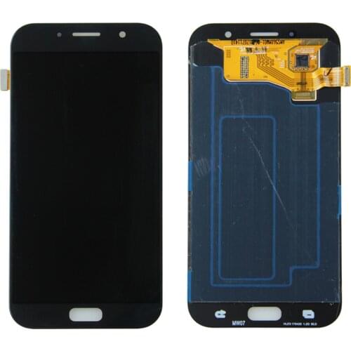 A720 LCD For Samsung Galaxy A7 2017 LCD A720F SM-A720F LCD Display Touch Screen Digitizer Assembly AMOLED