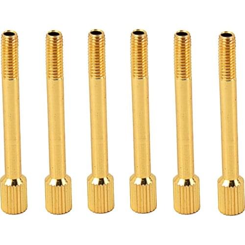 Golden Brass Electric Guitar Tremolo Bridge Saddle Clamp String Screws