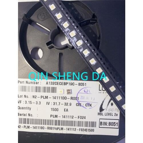 200PCS LUMENS LED Backlight Flip-Chip LED 2.4W 3V 3535 Cool white 153LM LCD Backlight for TV TV Application LED