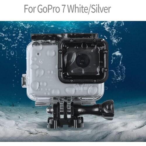 45M Waterproof Case + touch screen for GoPro Hero 7 Black / silver / white Go Pro Hero 7 Camera Diving Housing Mount accessories