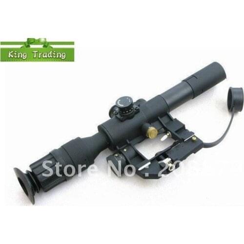 4x24 PSO Type Riflescope SVD Sniper Rifle Series AK Rifle Scope for Hunting Sight