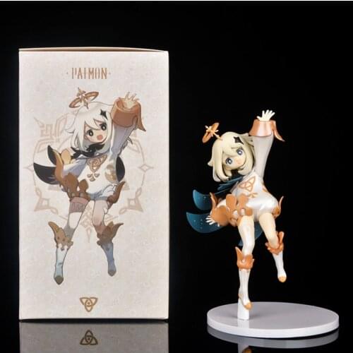 Anime Figurine Game Genshin Impact Emergency Food Paimon Cosplay Diy Model Pvc Statue Halloween Prop Kids Gift Xmas Toy Figure