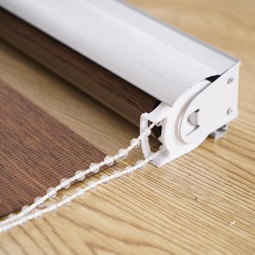 Free Shipping Thick Curtain Modern Zebra Blinds Double Layer Roller Blinds Customized Size Curtains For Living Room