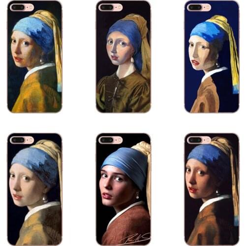 For iPhone SE2020 11 Plus Pro X XS Max XR 8 7 6S SE 4S 5 5C 5S Art Hot Printed Cool Phone Case Girl With A Pearl Earring Vermeer