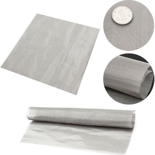Stainless Steel 100 Mesh Filtration Woven Wire Cloth Screen Water Filter Sheet 11.8" Home Oil Powder Filtering Tools