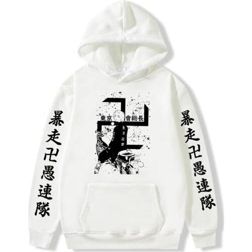 Hot sale autumn and winter Tokyo Avengers Hudi Anime Manji Rosano Graphic Hudi Mens Sportswear Loose Clothes men clothing