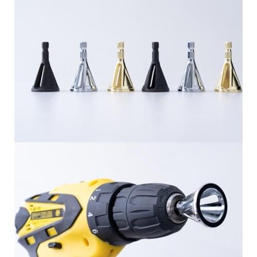 1Pcs Hexagon/Triangle Deburring External Chamfer Tool High Strength Remove Burr Tools for Drill Bit